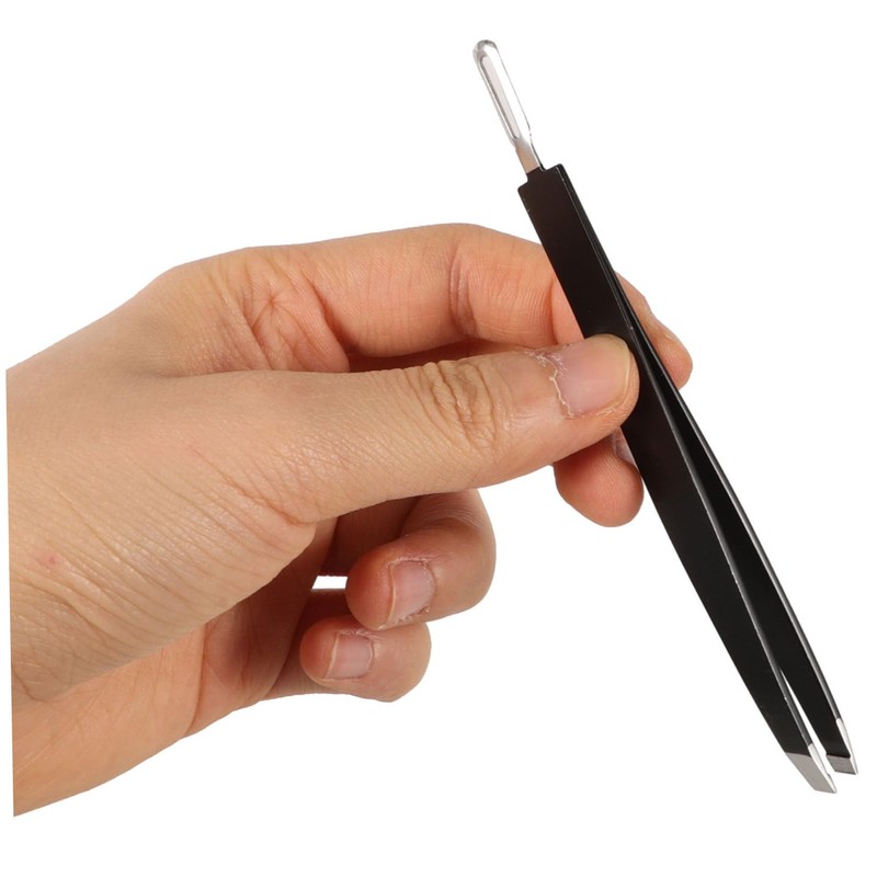 BIUDECO Ergonomic Eyebrow Clip Stainless Steel Brow Tweezer Perfect for