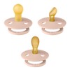 Bibs Natural Dummy Pacifier - Try It 3 Pack Anatomical,