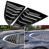 MUTUSAISI Rear Side Window Louvers Air Vent Scoop Louver Fit