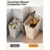 Trash Compactor for Kitchen and Small Outdoor Bins: All Metal