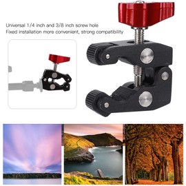 xuuyuu. Super Clamp, Photo Super Clamp, Head Clamp, Multi-functional Magic Arm, Adjustable, Strong Support, Load Capacity, 1/4 Inch, 3/8 Inch Screw Hole, Compatible, Aluminum Alloy, Magic Arm Bracket