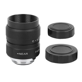 Optical Glass 25mm f1.4 MC Multilayer Film Coating Manual Aperture CCTV Camera Lens for Mirrorless CamerasBlack