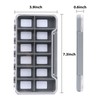 Maxcatch New Magnetic Back Fly Box Clear Waterproof Fly Fishing