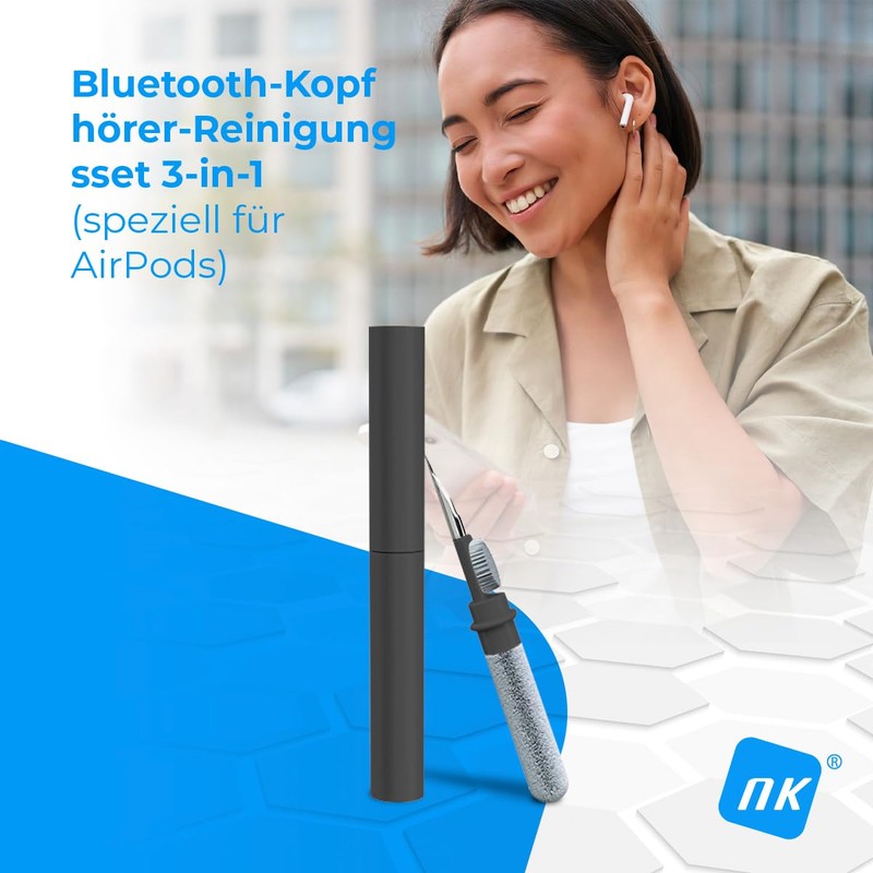 NK 3-in-1 Cleaning Kit for Airpods Multifunctional Cleaning Kit with