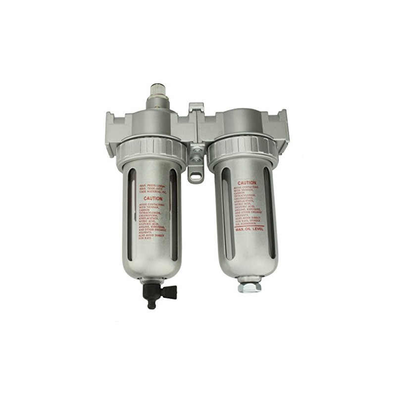 1/2" Compressed air in line filter & desiccant air dryer