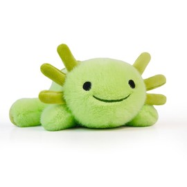 DYBFONO Axolotl Plush Toy,Soft Cute Axolotl Stuffed Cotton Plush Pillow Kawaii Salamander Animal for Boys Girls Kids Gift.(Palm Green)
