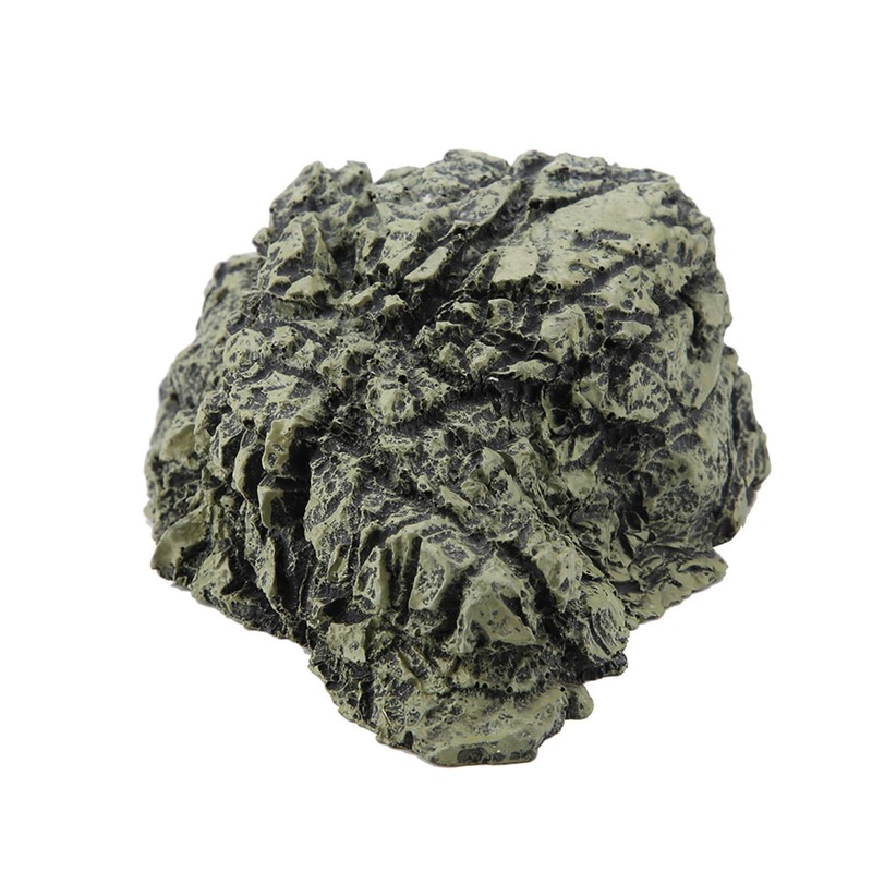 Turtle Reptile Basking Hide Cave, Decor Ornament with Climbing Terrace,