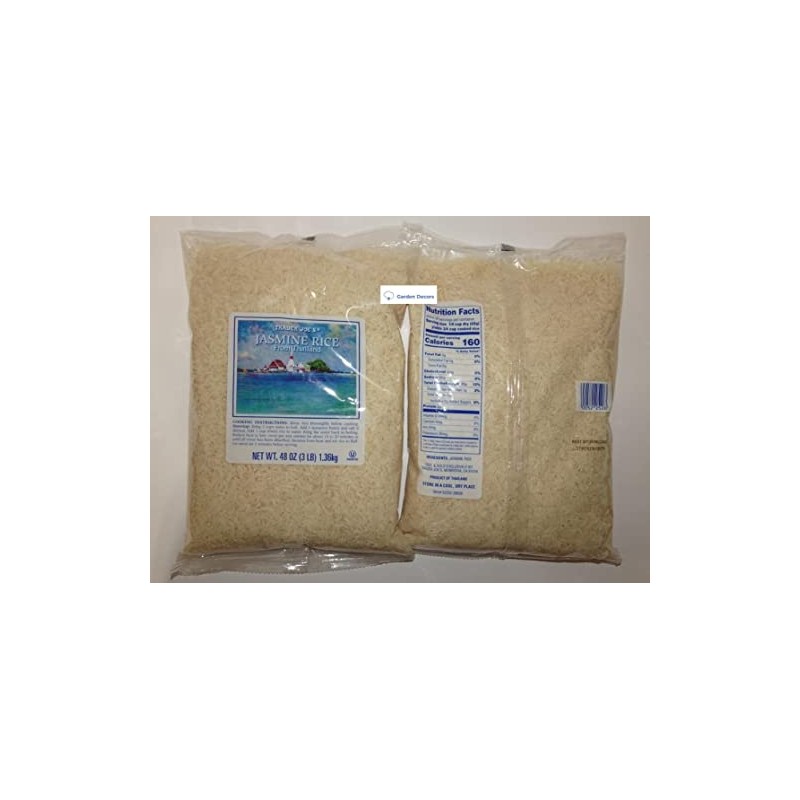 Trader Joe’s Jasmine Rice from Thailand 48oz 1.36kg (Two Bags)