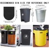 Aitodos® 20 Stück Haushaltsmüllsäcke 100 l, Insgesamt 2 Rollen, 10