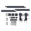 CCJH 6.6FT/79'' Bi-Folding Sliding Barn Door Hardware Kit Heavy Duty