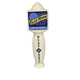 Blue Moon Belgian White 10" Ceramic Pub Style Beer Tap Handle