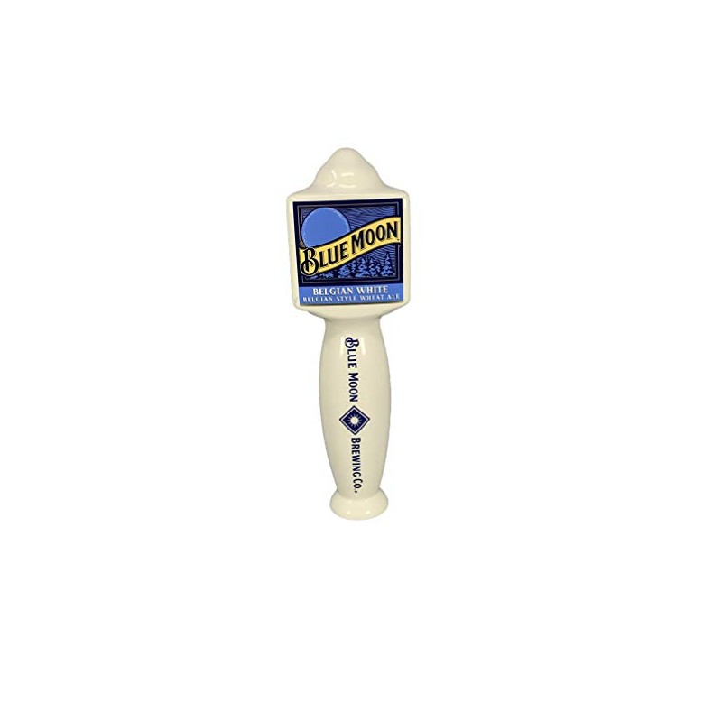 Blue Moon Belgian White 10" Ceramic Pub Style Beer Tap