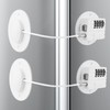 Refrigerator Lock with Combination, Keyless Security Lock for Freezers, Cabinets,