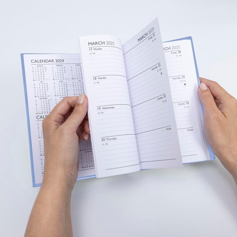 2025 Diary planner organiser A5 Size Week to View Diaries