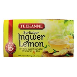 TEEKANNE Ingwer-Lemon (ginger-lemon) / 2x 20 tea bags / fresh + direct german-import