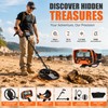 Metal Detector for Outdoor Treasure Hunting – 10-Inch Waterproof Coil