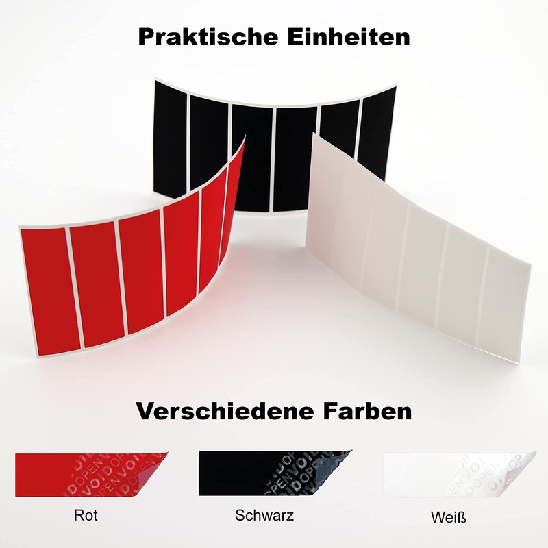 100 x Seal Stickers Removable Without Residue 70 x 20