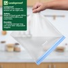 SPLF 6 Pack Stand-Up Reusable Gallon Freezer Bags Dishwasher Safe,