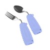 Ehucon Adaptive Utensils for Hand Tremors,Weighted Utensils with Non-Slip Handle