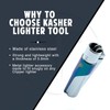 Kasher’s Metallic Multipurpose Lighter Tool - A Stunning Combo of