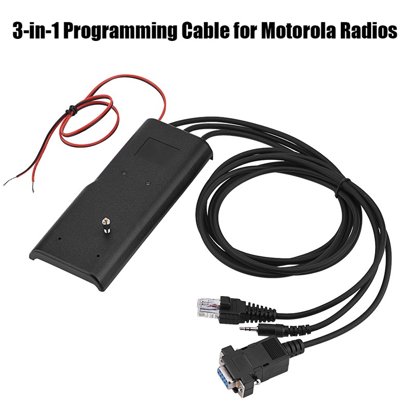 3 in1 RIB Less Programming Cable for Motorola GM300/GP88S/GP3688/GP3188/GP88 Walkie