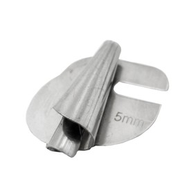 Set of 4 Sewing Machine Accessories Rolled Hem Presser Foot, Stainless Steel Rolled Hem Foot in 4 Sizes (3 mm - 6 mm), Sewing Roll Hem Foot Set, Universal Use for Various Sewing Machines, for Home