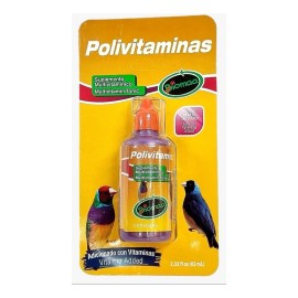 2 Suplementos Multivitaminicos Para Aves Ornato 65 Ml