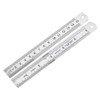 sourcing map Straight Ruler 15cm 6 Inch Stainless Steel Measuring