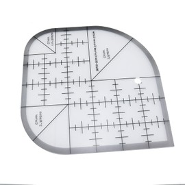 Haidong Curved Corner Ruler - Acrylic Sewing Template Curved Cutter