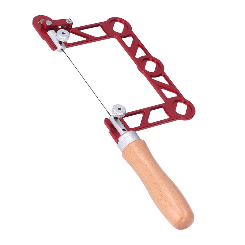 Mini Woodworking Hand Saw U Shape Wooden Handle Coping Saw