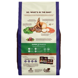 Supreme Source Grain Free Dry Dog Food, Lamb Meal & Potato Recipe, 22 Pound Bag