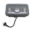 Truck Front Square LED Headlight with High Low Beam DRL