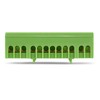 Protective conductor terminal green 12-pin x 16