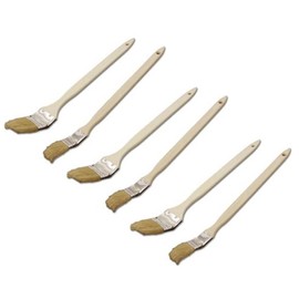 Handy Housewares 2-Piece Jumbo Barbecue BBQ Angled Basting Brushes with Extra-Long Handles - 1" and 2" Wide - 3 Sets