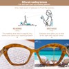 Bifocal Reading Glasses for Women Designer Cat Eye Oversized Frame