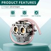 AUTOKAY 15003-2766 Carburetor With Carb Repair Kit for Kawasaki Mule