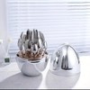 New Home Essential 2025 Creative Tableware Set - 24-Piece Stainless
