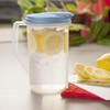 Sterilite 12 Pack 1 Gal Round Pitcher, Drink Dispenser Jug,