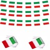 2 Packs Italy Flag Banner String - Italian Small Mini