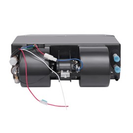 MUSESPANI 12V Universal Car Under Dash, Heat & Cool 3 Speed Air Flow Black Universal Underdash Car Under Dash A/C Evaporator Kit BEU-404-100
