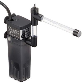 GEX AQUA FILTER e-ROKA PF201 Long Shower System, Aeration Function, Flow Adjustment, Compact Design, Underwater Motor Filter for Aquariums Less Than 15.7 inches (40 cm) Wide