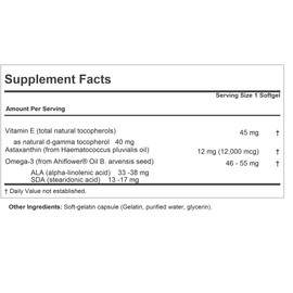 ANDREW LESSMAN Astaxanthin 12mg - 120 Softgels - 12000 mcg Natural Astaxanthin, Powerful Anti-Oxidant Carotenoid. Protection for Eyes, Heart, Skin and More. No Additives. Easy to Swallow Softgels