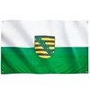 Runesol Saxony Flag for Balcony, 91 x 152 cm, Saxony