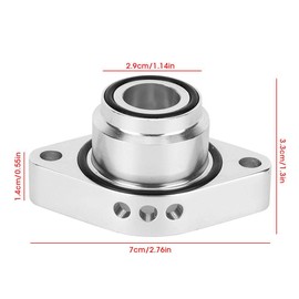 Akozon Blow Off Valve Base, Aluminium Alloy Auto Blow Off Pressure Relief Valve Base BOV 1012 for 1.4 Turbocharger Fit for A1 A3