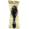 ( ) Cleans up neatly. Oval cushion hair brush in black. / ( )깔끔하게 정리돼요 타원형 쿠션 헤어브러시 중 블랙