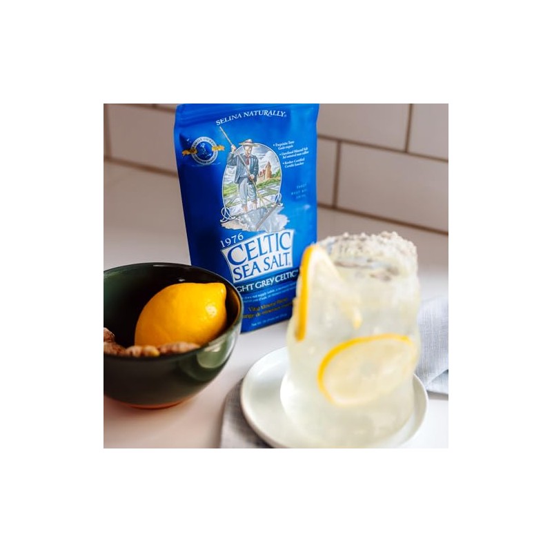 CELTIC SEA SALT Molinillo celta de sal marina gris claro