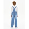 Haloumoning Boys Denim Bib Overalls with Adjustable Straps and Convenient