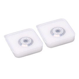 2Pcs Fiber Cleaver Blade Tungsten Carbide 20mm 16 Sides Cutting Wheel for SKL‑6C ET‑205 HB‑6C