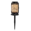 Outdoor Solar Lantern Auto Sensing ABS Glass Soft Warm Light