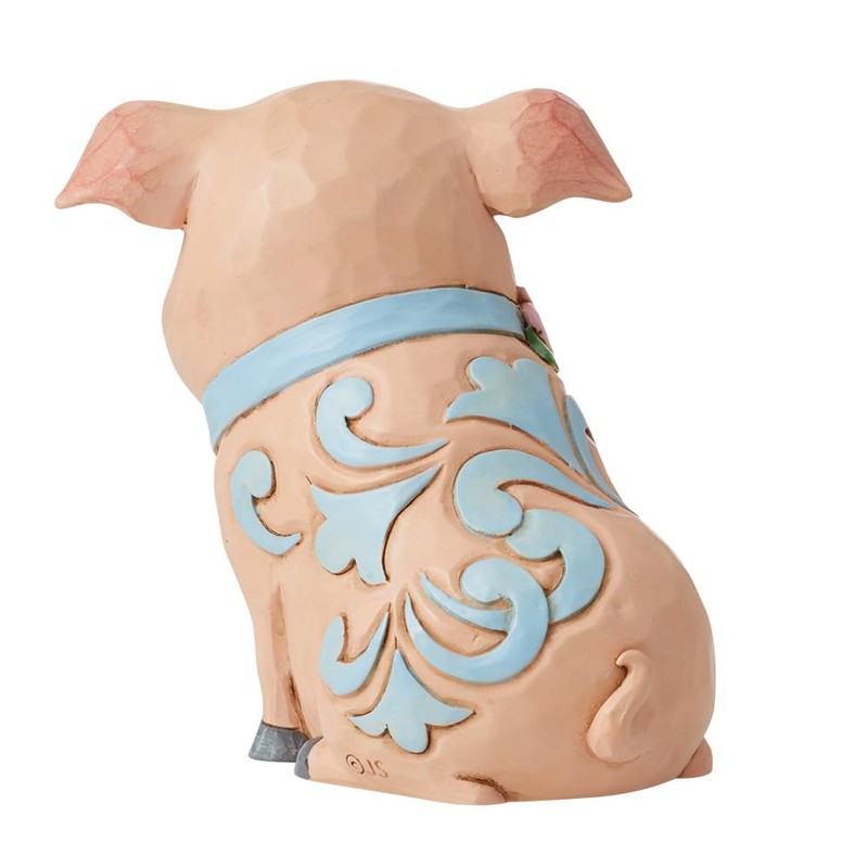 Enesco Jim Shore Mini Pig Figurine 3.5 Inch Multicolor 6012426